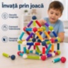 Set magnetic de construcție flexibil cu 45 de piese
