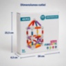 Set magnetic de construcție flexibil cu 45 de piese