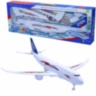 Avion Airbus cu Lumini, Sunete și Mecanism de Fricțiune, 67cm