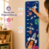 Panou Montessori de Măsurat Înălțimea cu Mingi Velcro