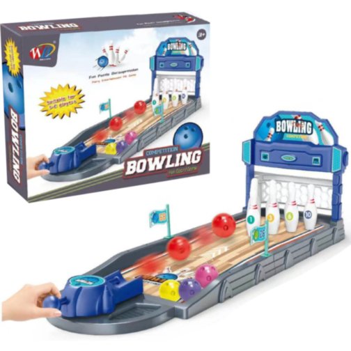 Bowling de masă cu catapultă