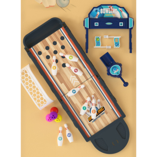 Bowling de masă cu catapultă
