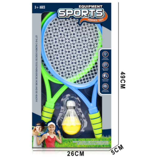 Set Rachete Badminton cu Minge și Fluturaș