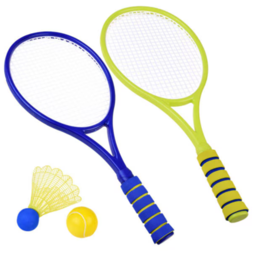 Set Rachete Badminton cu Minge și Fluturaș