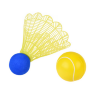 Set Rachete Badminton cu Minge și Fluturaș