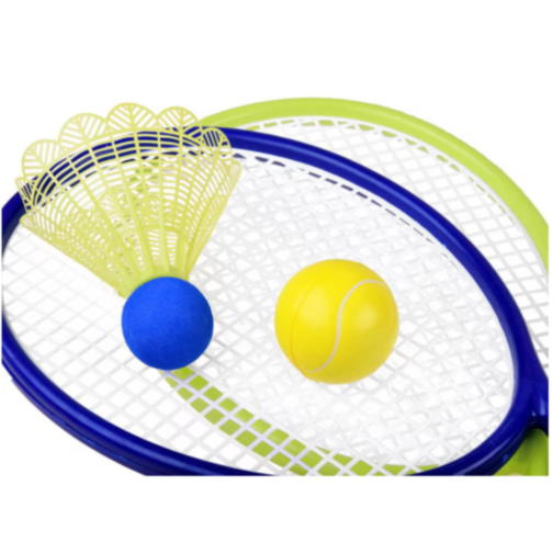 Set Rachete Badminton cu Minge și Fluturaș