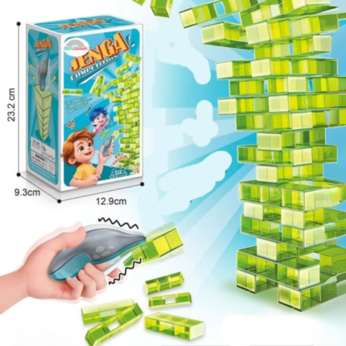 Turn de Echilibru cu Pensetă Vibrantă - Joc de Îndemânare și Distracție