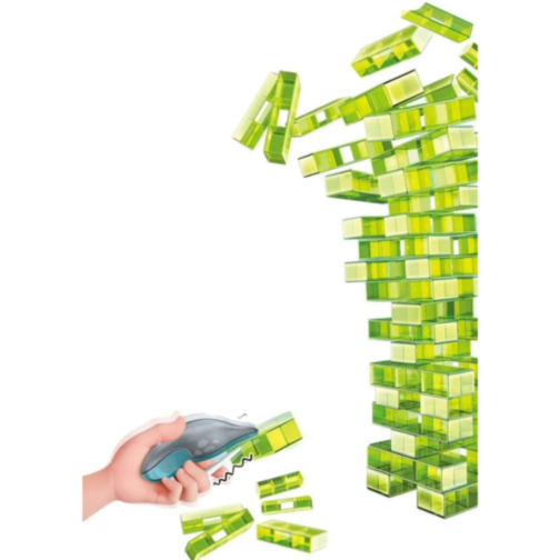 Turn de Echilibru cu Pensetă Vibrantă - Joc de Îndemânare și Distracție