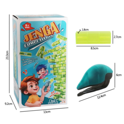 Turn de Echilibru cu Pensetă Vibrantă - Joc de Îndemânare și Distracție