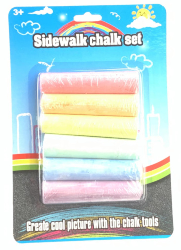 Set de Crete Colorate pentru Desene pe Trotuar - Sidewalk Chalk Set