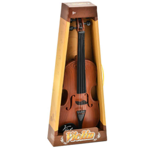 Vioară de Jucărie Realistă cu Arcuș – Pentru Micii Muzicieni (culoare aleatorie)