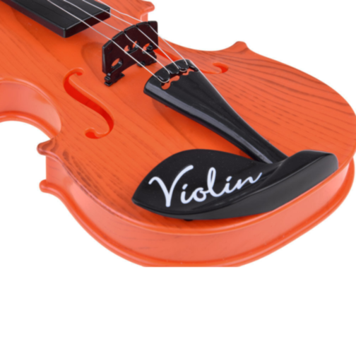 Vioară de Jucărie Realistă cu Arcuș – Pentru Micii Muzicieni (culoare aleatorie)