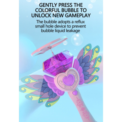 Baghetă Magică Zburătoare cu Baloane și Lumină (culoare aleatorie)