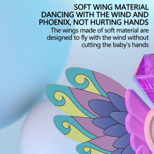 Baghetă Magică Zburătoare cu Baloane și Lumină (culoare aleatorie)