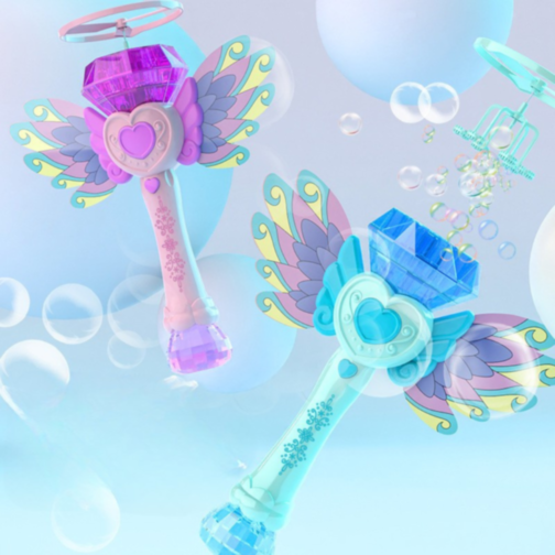 Baghetă Magică Zburătoare cu Baloane și Lumină (culoare aleatorie)