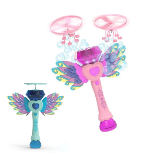 Baghetă Magică Zburătoare cu Baloane și Lumină (culoare aleatorie)