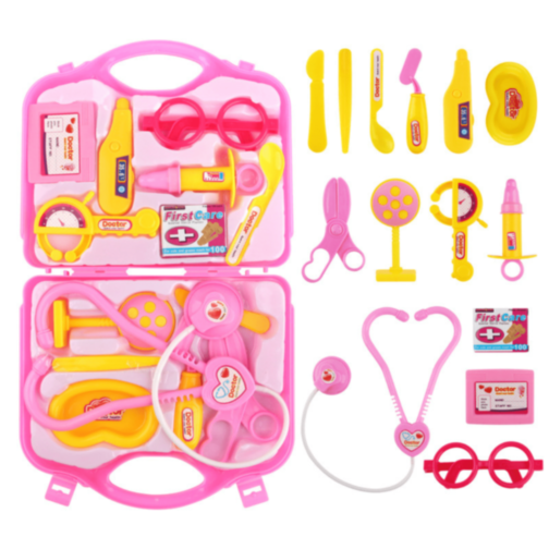 Set Doctor 15 Piese cu Geantă și Accesorii (culoare aleatorie)