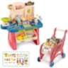 Set Supermarket pentru Copii cu Cărucior și Casă de Marcat