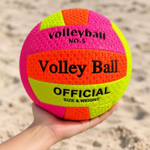 Minge de volei soft touch nr. 5 colorată