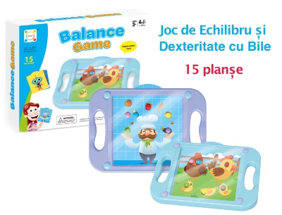 Joc de Echilibru și Dexteritate cu Bile, 15 planșe | image