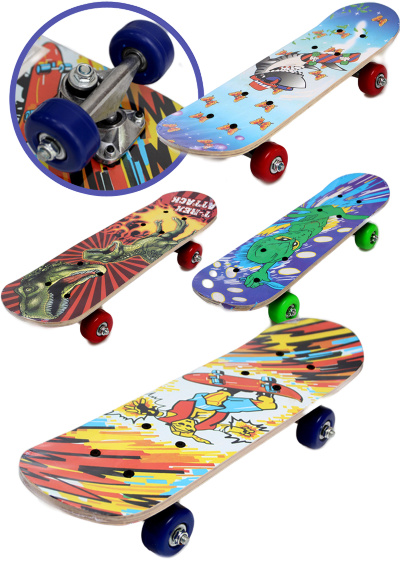 Placă Skateboard din Lemn, 44cm | image