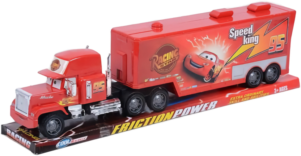 Camionul Mack Hauler Cars cu Fricțiune, 48cm