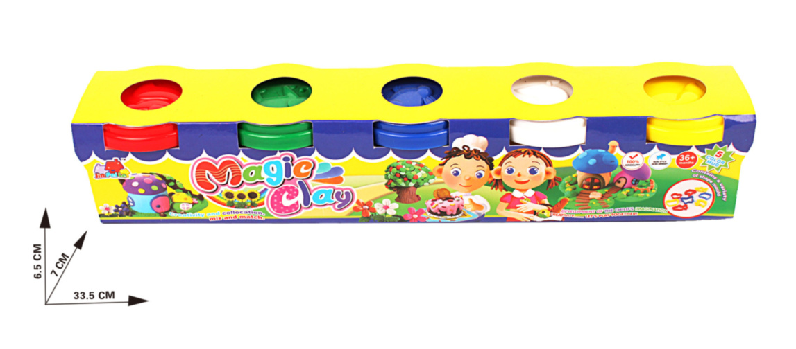 Set Plastilină 5 culori