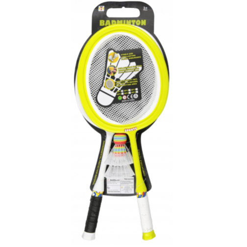 Set Badminton pentru Copii cu 2 Rachete și 2 Fluturași – Jucărie Sportivă de Vară