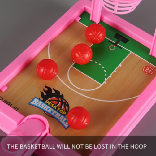 Baschet de Masă pentru Copii – Mini Coș cu Minge și Lansator (culoare aleatorie)