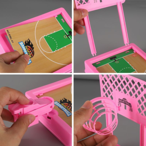 Baschet de Masă pentru Copii – Mini Coș cu Minge și Lansator (culoare aleatorie)