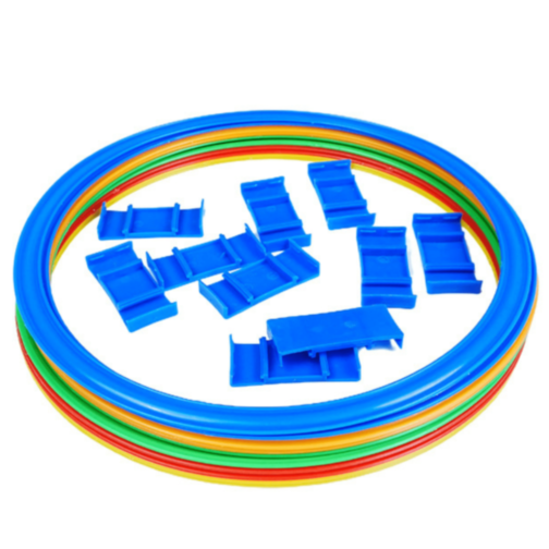 Set Inele Sportive Colorate pentru Joc și Agilitate