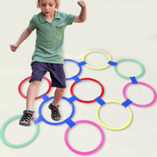 Set Inele Sportive Colorate pentru Joc și Agilitate