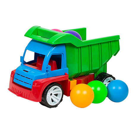 Camion Încărcat cu Bile Colorate, 36cm  