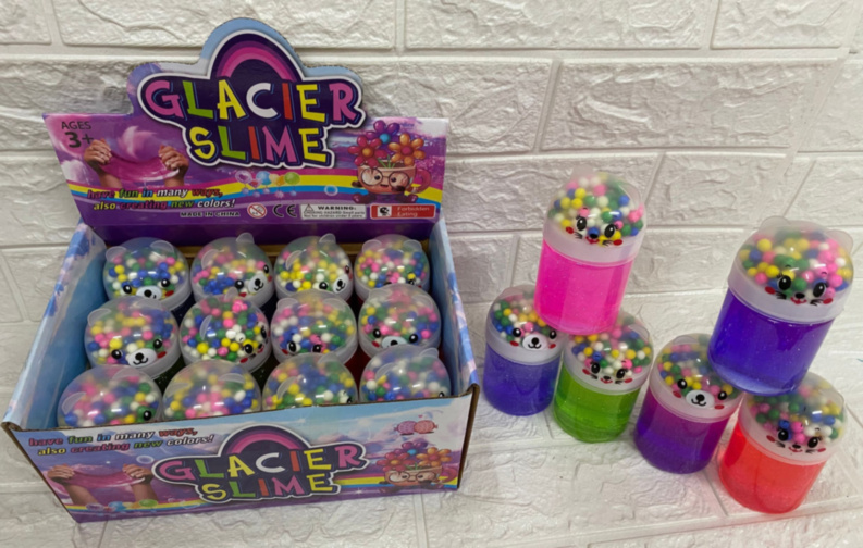 Gelatina Slime Colorată cu Sclipici, 12buc./set, preț 1 buc