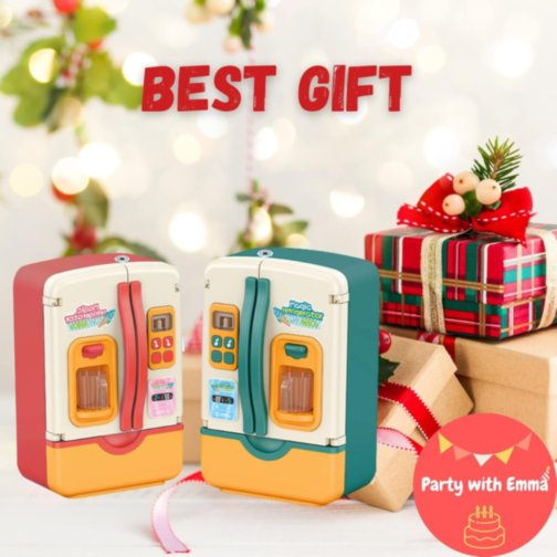 Frigider de Jucărie Interactiv cu Accesorii, Sunete și Lumină (culoare aleatorie)