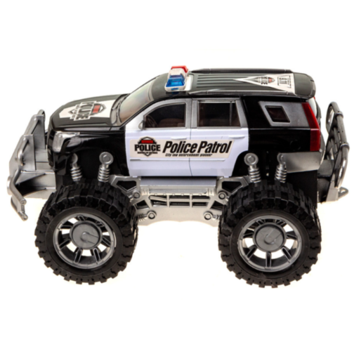 Mașină de Poliție Off-Road Pickup cu Roți Mari (culoare aleatorie)