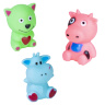 Set 3 Animăluțe de Baie cu Piuitoare