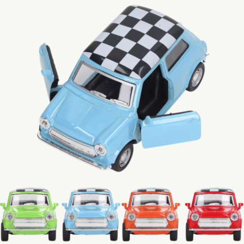 1buc. Mașinuță Mini-Cooper Clasică cu Funcție de Împingere, Model 1/32