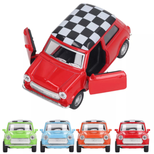 1buc. Mașinuță Mini-Cooper Clasică cu Funcție de Împingere, Model 1/32
