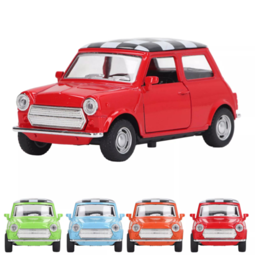 1buc. Mașinuță Mini-Cooper Clasică cu Funcție de Împingere, Model 1/32