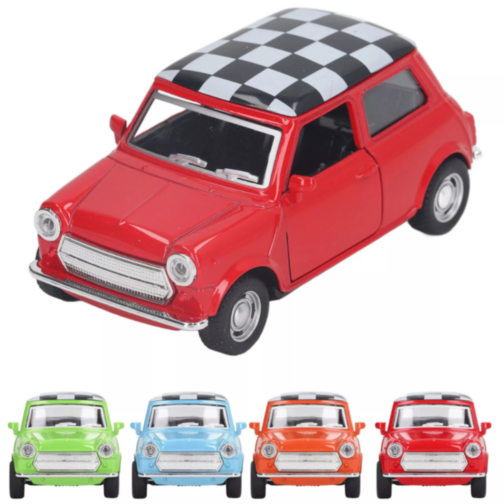 1buc. Mașinuță Mini-Cooper Clasică cu Funcție de Împingere, Model 1/32