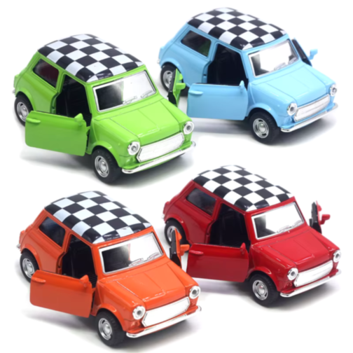 1buc. Mașinuță Mini-Cooper Clasică cu Funcție de Împingere, Model 1/32