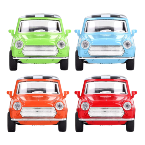 1buc. Mașinuță Mini-Cooper Clasică cu Funcție de Împingere, Model 1/32