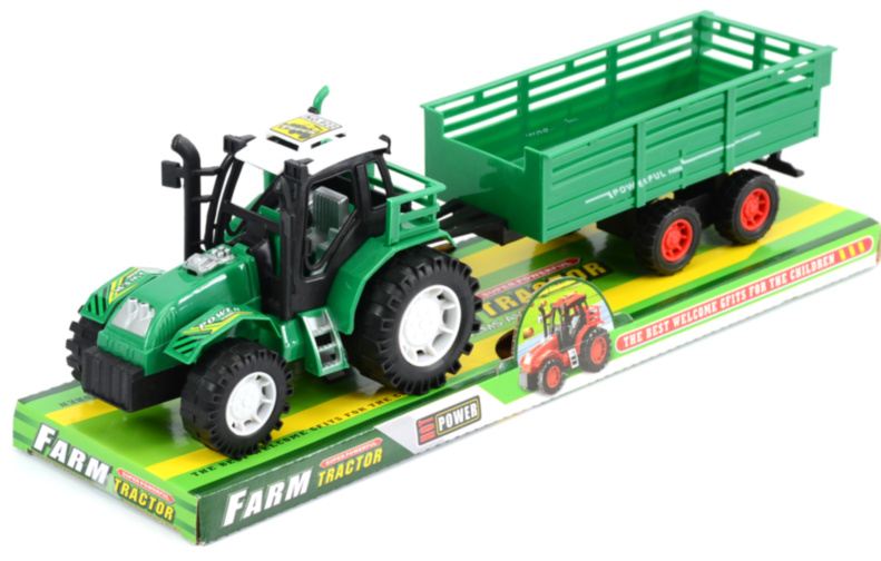 Tractor Agricol cu Remorcă Deschisă, 35cm  