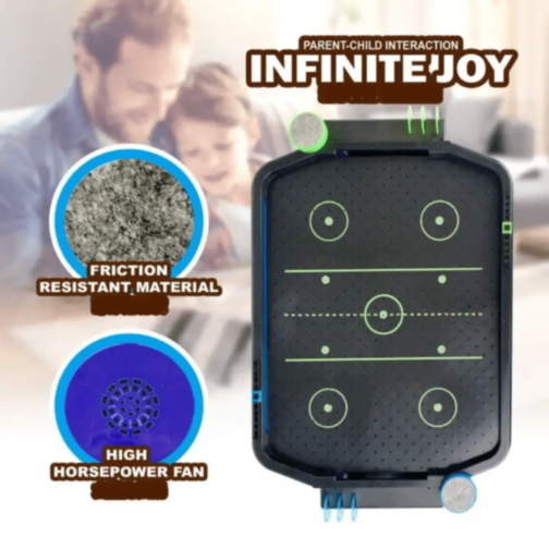 Air Hockey de Masă cu Ventilator Electric