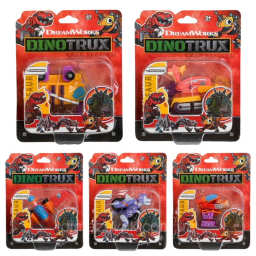 Set Dinozauri Transformabili "Dinotrux" - DreamWorks