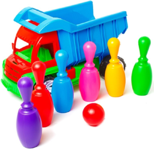 Camion Încărcat cu Popice pentru Bowling, 36cm 