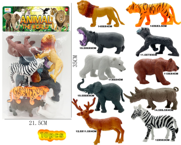 Set 10 Animale din Junglă