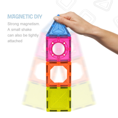 Set de Construcție Magnetică 32 Piese | Jucărie Educativă STEM pentru Copii