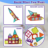 Set de Construcție Magnetică 32 Piese | Jucărie Educativă STEM pentru Copii